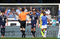 En mannlig tilskuer begynte å onanere mens Strømsgodset lå under 0-2 mot Sarpsborg i helgen. 