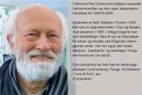 80 år 7. september: Lege Oddmund Paul Grønvoll