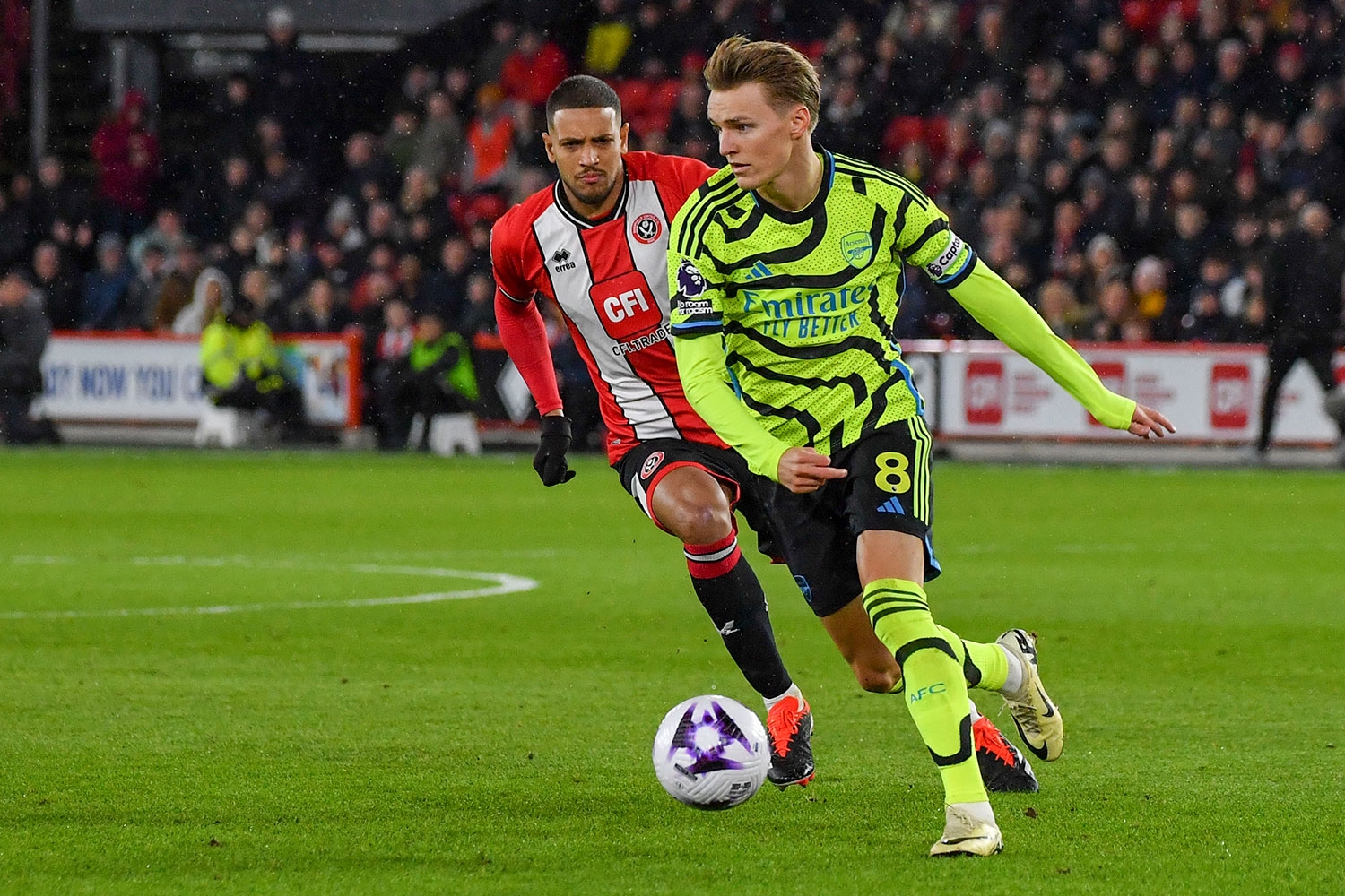 Martin Ødegaard og Arsenal startet forrykende. 