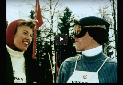 Kortfilm om skisporten i Oslo fra 1958.