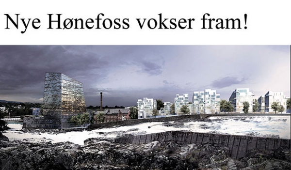 Nye Hønefoss vokser fram