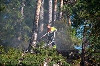 Brannslokking på Geitøya