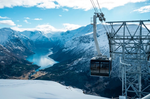 Dette er et bilde fra det fantastisk flotte Loen Skylift, som faktisk er et &quot;must&quot; om du er på de kanter av landet. 