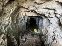 Tunnelanlegget på Hovedøya er omkring 200 meter lang og går på det dypeste 15 meter under bakken.